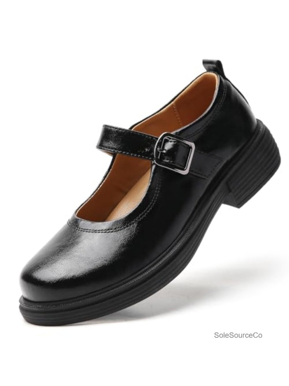 Women Mary Jane Flats Round Toe Non-Slip Cute Shoes for Work Casual Dress,